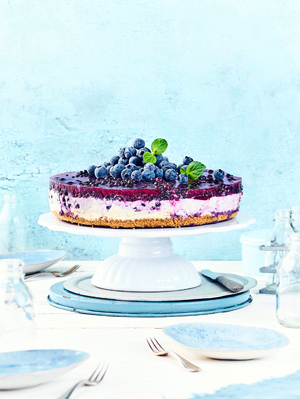 Rezept Frischkäsetorte Heidelbeere Rezeptfoto Frischkäsetorte Heidelbeere