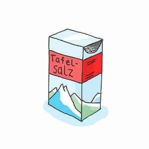 Wie entsteht Salzsoda? Salz